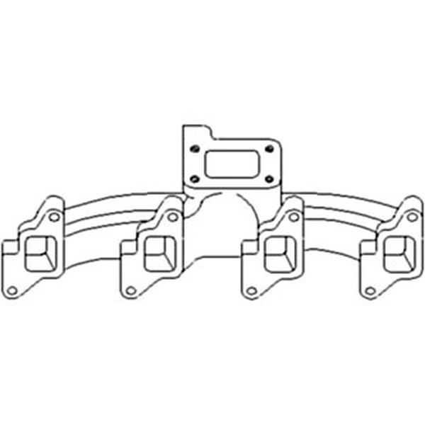 Aftermarket Exhaust Manifold Fits Ford 7100 7500 755B 7000 750 755A 755 7200 81824284 D1NN9430A - main